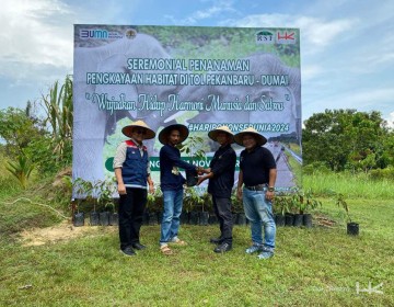 Keberlanjutan Program Konservasi Gajah Sumatra, Hutama Karya Siapkan 7000 Bibit Pohon Pakan Alami