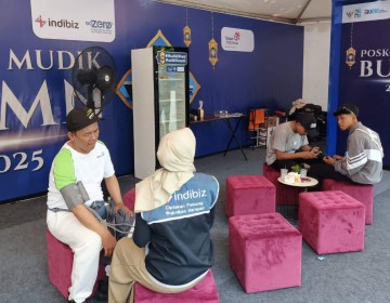 Telkom Melalui IndiBiz Buka Posko Mudik BUMN 2025 di Ketapang Banyuwangi