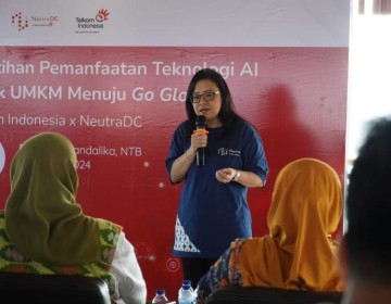 NeutraDC Perkenalkan Pemanfaatan AI Bagi UKM Binaan Telkom Mandalika