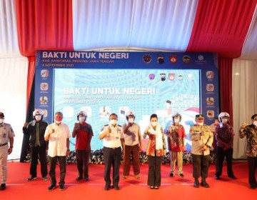 Kemenhub Dukung Kegiatan Vaksinasi Massal Di Kabupaten Banyumas