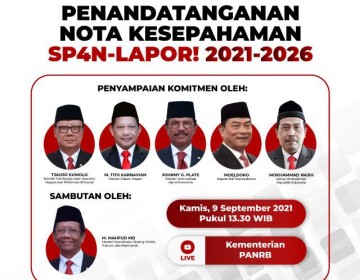 Penguatan SP4N-LAPOR! akan Libatkan Kemendagri dan Kementerian Kominfo