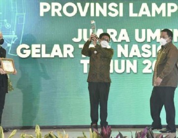 Lampung Juara Umum Lomba Gelar Teknologi Tepat Guna Nasional ke-22