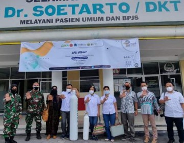 LPEI Salurkan Tabung Oksigen untuk Rumah Sakit DKT dr. SOETARTO Yogyakarta