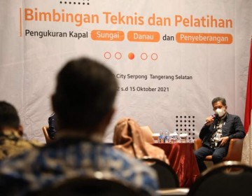 Demi Keselamatan Pelayaran, Ditjen Hubdat Gelar Bimtek dan Pelatihan Pengukuran Kapal Tahun 2021