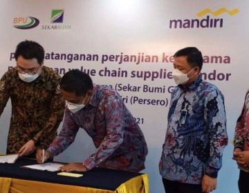 Percepat Pemulihan Ekonomi, Bank Mandiri Berikan Fasilitas Kredit ke PT Bumi Pangan Utama (Sekar Bumi Group)