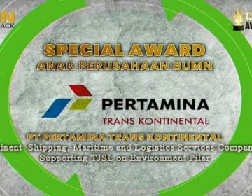 Go Sustainable, Subholding Integrated Marine Logistics Raih Penghargaan dalam Komitmen Pelaksanaan Program TJSL