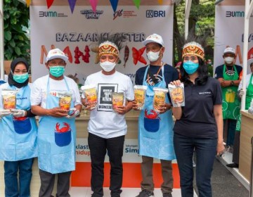 BRI Kembali Gelar Bazaar Klaster Mantriku, UMKM Binaan Dapat Sertifikat Halal