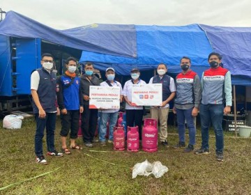 Pertamina Peduli Langsung Salurkan Bantuan Kepada Korban Bencana Erupsi Semeru