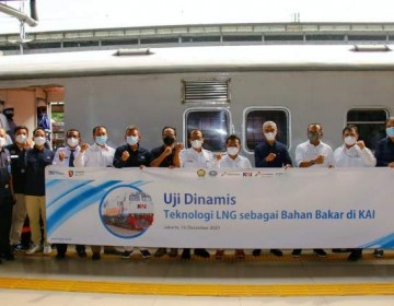 PGN dan KAI Laksanakan Uji Dinamis Kereta Api Berbahan Bakar LNG