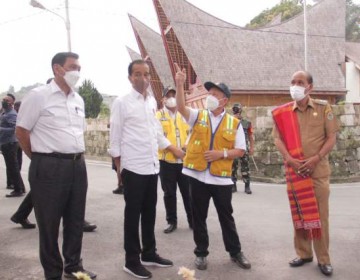 Presiden Jokowi Tinjau Sarhunta di Pulau Samosir, Siap Terima Wisatawan Danau Toba