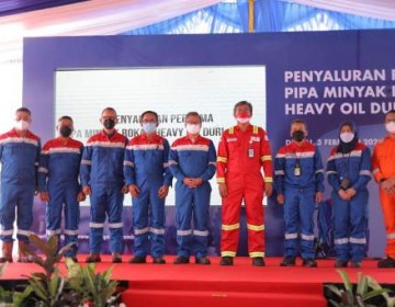 Pertamina Sukses Uji Coba Penyaluran Minyak Pertama Proyek Pipa Rokan