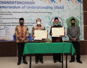 Perkuat Pertides, Kemendes PDTT Teken MoU dengan Unsuri Surabaya 