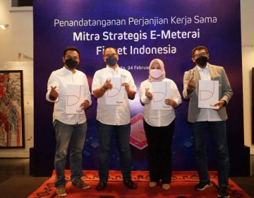 Gandeng Tiga Mitra Strategis, Finnet Perluas Distribusi E-Meterai