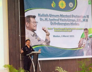 Kuliah Umum di Polbangtan Medan, Mentan Paparkan Peran Milenial Untuk Pertanian Masa Depan