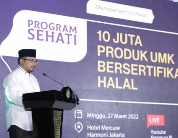 Menag Launching Program 10 Juta Produk Bersertifikat Halal