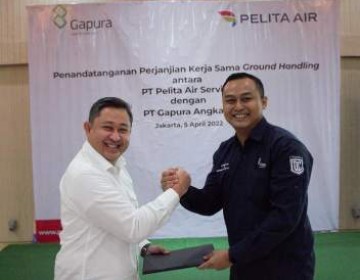 Persiapkan Regular Flight, Pelita Air Gandeng Gapura Angkasa untuk Pelayanan Ground Handling