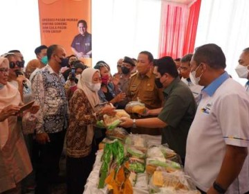 Pasar Murah BUMN di Lampung, Erick: Bukti BUMN Hadir di Tengah Masyarakat