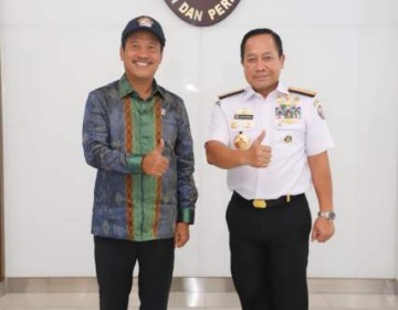 Menteri Trenggono Bersama Kepala Bakamla Bahas Penguatan Patroli Pengawasan di Laut