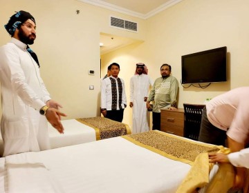 Tinjau Hotel Jemaah di Madinah, Menag: Dekat Nabawi dan Kondisi Siap