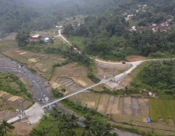 Kementerian PUPR Selesaikan Pembangunan Tiga Jembatan Gantung di Jawa Tengah