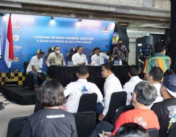 Ketum IMI Bamsoet Lakukan Kick Off FIM MiniGP Indonesia Series 2022