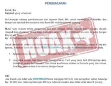 Marak Upaya Penipuan Perbankan, BRI Imbau Masyarakat Jaga Kerahasiaan Data & Password