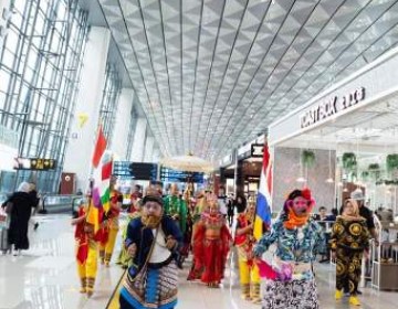 Festival Budaya Kembali Digelar Di Bandara Internasional, Erick Thohir Senang Para Penari Bisa Tampil Lagi 