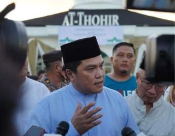 Sambut Idul Adha, Erick Resmikan Masjid At-Thohir di Kampung Halaman