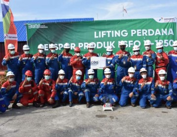 Wujud Kehandalan Kilang Dan Pekerja Yang Kompeten, PT KPI RU Sei Pakning Berhasil Produksi dan Lifting Perdana LSFO