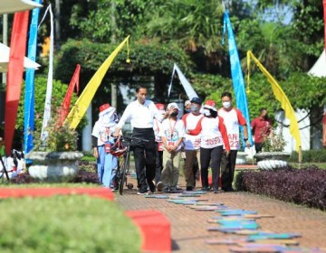 Presiden Joko Widodo Hadiri Puncak Peringatan Hari Anak Nasional 2022