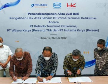 Subholding Pelindo Ambil Alih Kepemilikan Saham WIKA dan HK