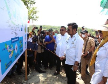 Mentan SYL Tinjau Lokasi Pengembangan Kelapa Genjah di Karanganyar