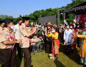 Presiden Jokowi Apresiasi Pelaksanaan Jambore Nasional XI Tahun 2022