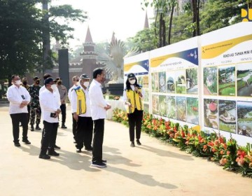 Dampingi Presiden Jokowi, Menteri Basuki: Renovasi TMII Capai 98 Persen, Berkonsep Destinasi Wisata Rakyat