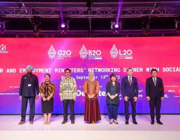 Kemnaker Sambut Baik Joint Statement B20 dan L20 di Forum G20 Ketenagakerjaan