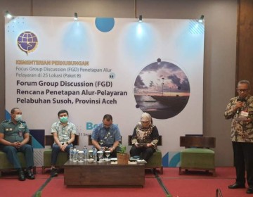 Kemenhub Segera Tetapkan Alur Pelayaran Masuk Pelabuhan Susoh Aceh