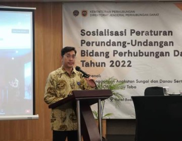 Optimalkan Penyelenggaran Angkutan Sungai Dan Danau Serta Penyeberangan Di Danau Toba, Ditjen Hubdat Gelar Sosialisasi Di Medan