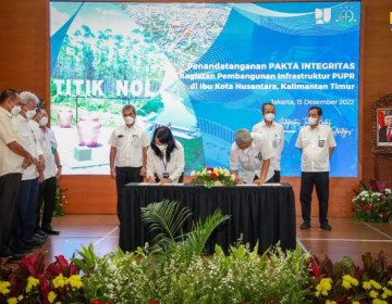 Jamin Keberlangsungan Pembangunan Infrastruktur di IKN, Kementerian PUPR Tandatangani Pakta Integritas