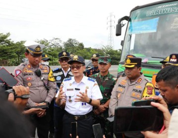 Jelang Natal, Kemenhub Cek Kelaikan Bus Pariwisata Di Puncak