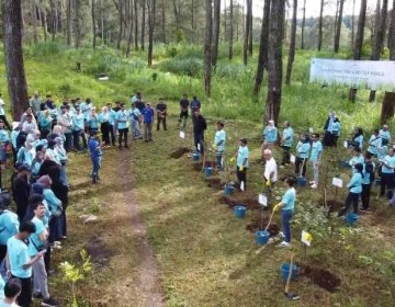 Rayakan HUT ke-18, Finnet Lakukan Program Penanaman Pohon di Cikole