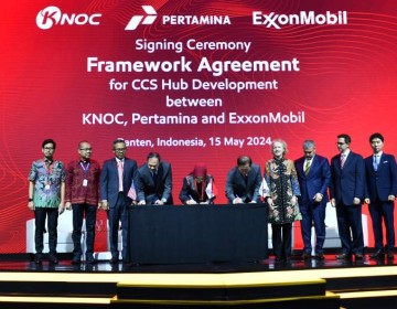 Pertamina, KNOC, dan ExxonMobil Jalin Kerjasama Kembangkan CCS