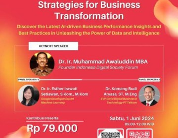 Kenalkan AI Pada Masyarakat Luas, IDSF Gelar Webinar Series “Leading the AI Revolution: Strategies for Business Transformation”