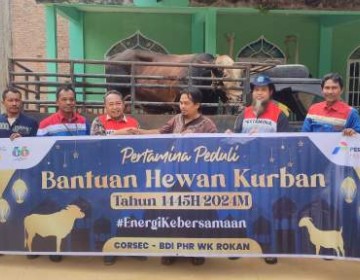 Berbagi di Hari Raya Iduladha, Pertamina Salurkan 4.493 Hewan Kurban