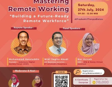 Remote Working Berkembang Pesat Didorong Digitalisasi, Bakal Lumrah Diadopsi Perusahaan