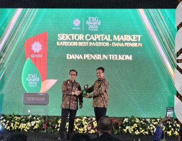 Dana Pensiun Telkom Raih ESG Award 2024