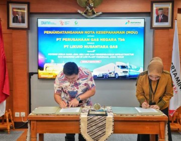 Gali Potensi Gas di Jawa Timur, PGN dan Likuid Nusantara Gas Tandatangani MOU Kerja Sama LNG