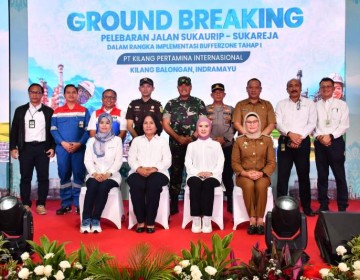 Pertamina Lakukan Groundbreaking Bufferzone Kilang Balongan