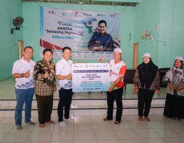 Wujud Dukungan Program TJSL Langsung ke Masyarakat, Telkom Kembangkan Potensi Desa Namang, Bangka Tengah 