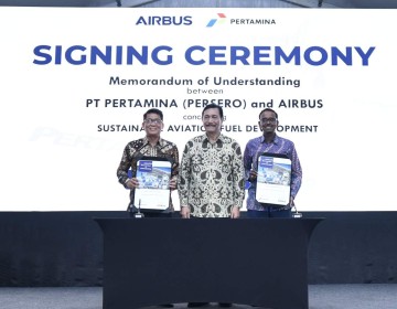 Pertamina dan Airbus Jajaki Kerja Sama Pengembangan Sustainable Aviation Fuel di Indonesia