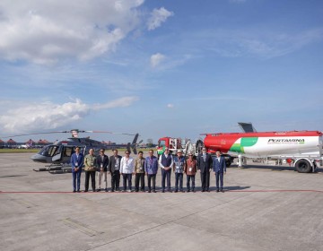 Sinergi Pertamina Patra Niaga, SGI, dan Bell Textron Inc. Tingkatkan Penggunaan SAF untuk Dekarbonisasi Penerbangan Helikopter